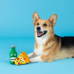 Winkel Hondenspeeltjes | 368011 - Set In pizza we crust | Latex