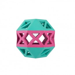 Hundespielzeug | Fringe | 518026 - How I roll turquoise/pink | Gummi