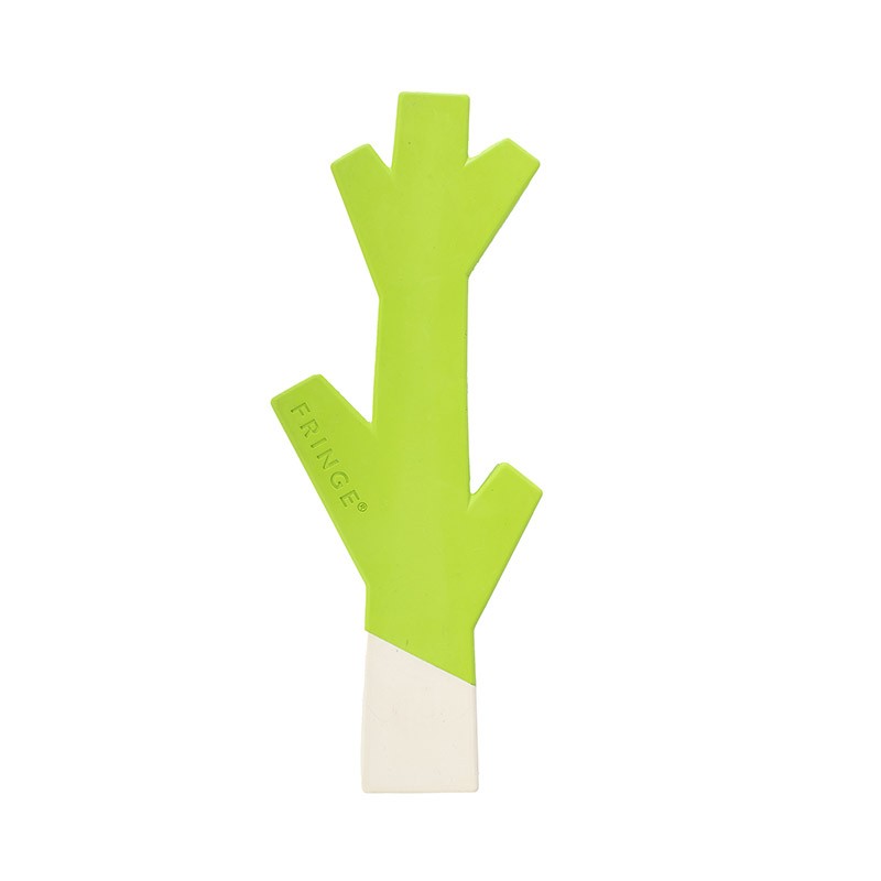 Hondenspeeltjes voor slopers | 518034 - Stick with me lime/white | Rubber