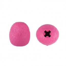Voerspeelgoed honden | 518045 - You're a hoot hot pink | Rubber | Treat Dispenser