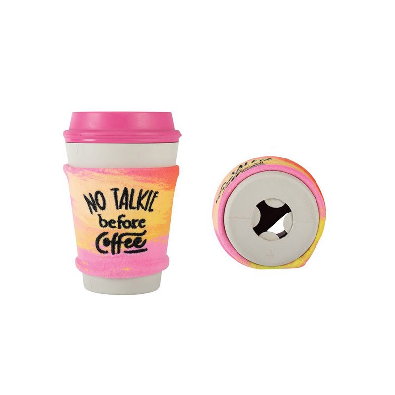 jouets pour chiens | Fringe | 519022 - No talkie before coffee | Gummi | Treat Dispenser